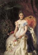 Konstantin Makovsky Portrait of Countess Maria Mikhailovna Volkonskaya USA oil painting artist